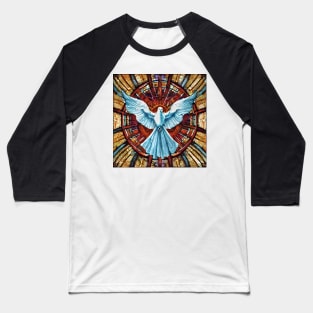 stained glass window in a church Baseball T-Shirt